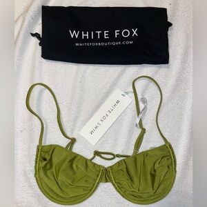 White Fox Bikini Top